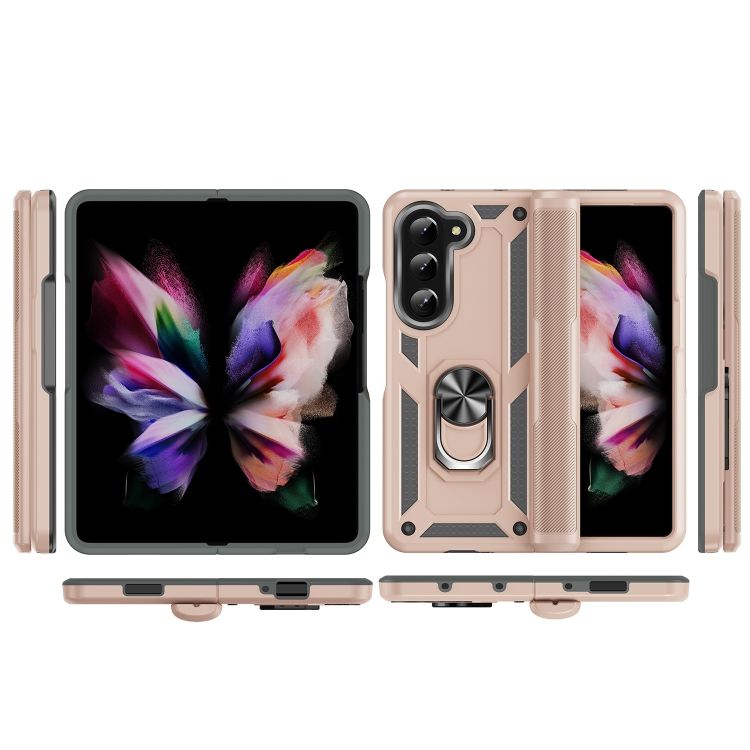 Odolný Kryt Ring Armor case zlatý – Samsung Galaxy Z Fold 5 | Kryty na mobil Kryty na mobil | Odolný Kryt Ring Armor case zlatý – Samsung Galaxy Z Fold 5 | Kryty na mobil