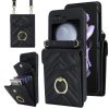 Kryty na mobil | Peňaženkové puzdro Arrow Card case červené – Samsung Galaxy Z Flip 5 | Kryty na mobil