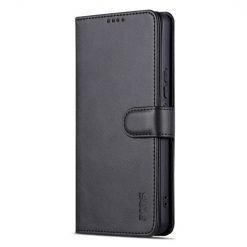 Kryty na mobil | Peňaženkové puzdro AZNS Skin Feel čierne – Vivo V29 Lite | Kryty na mobil