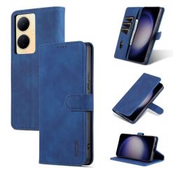 Kryty na mobil | Peňaženkové puzdro AZNS Skin Feel modré – Vivo V29 Lite | Kryty na mobil