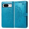 Kryty na mobil | Peňaženkové puzdro Embossing Pattern Mandala Flower ružové – Google Pixel 8 Pro | Kryty na mobil