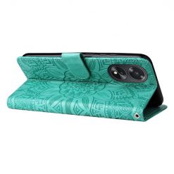 Peňaženkové puzdro Embossing Pattern Slnečnica zelené – Oppo A38 | Kryty na mobil Kryty na mobil | Peňaženkové puzdro Embossing Pattern Slnečnica zelené – Oppo A38 | Kryty na mobil