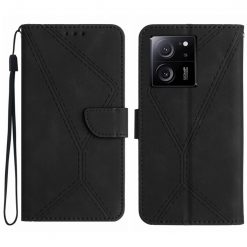 Peňaženkové puzdro Embossing Pattern Stitchy case čierne – Xiaomi 13T / 13T Pro | Kryty na mobil Kryty na mobil | Peňaženkové puzdro Embossing Pattern Stitchy case čierne – Xiaomi 13T / 13T Pro | Kryty na mobil