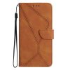 Kryty na mobil | Peňaženkové puzdro Embossing Pattern Stitchy case ružové – Oppo A38 | Kryty na mobil