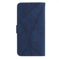 Kryty na mobil | Peňaženkové puzdro Embossing Pattern Stitchy case modré – Xiaomi 13T / 13T Pro | Kryty na mobil