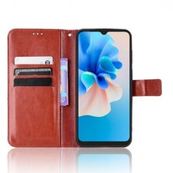 Kryty na mobil | Peňaženkové puzdro Grand case hnedé – Blackview A55 Pro | Kryty na mobil
