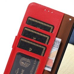 Peňaženkové puzdro Khazneh RFID case červené – Sony Xperia 5 V | Kryty na mobil Kryty na mobil | Peňaženkové puzdro Khazneh RFID case červené – Sony Xperia 5 V | Kryty na mobil