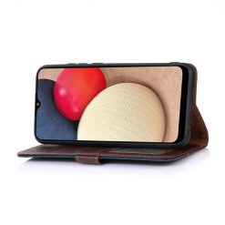 Kryty na mobil | Peňaženkové puzdro Khazneh RFID case hnedé – Sony Xperia 5 V | Kryty na mobil