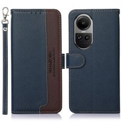 Kryty na mobil | Peňaženkové puzdro Khazneh RFID case modré – Oppo Reno 10 5G / Reno 10 Pro 5G | Kryty na mobil