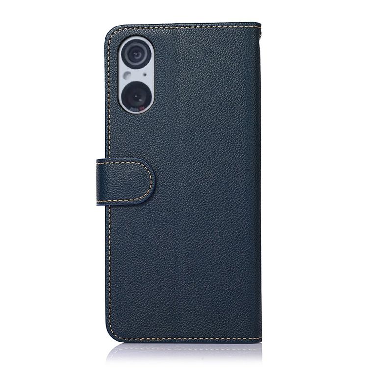 Peňaženkové puzdro Khazneh RFID case modré – Sony Xperia 5 V | Kryty na mobil Kryty na mobil | Peňaženkové puzdro Khazneh RFID case modré – Sony Xperia 5 V | Kryty na mobil