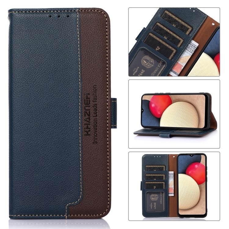 Peňaženkové puzdro Khazneh RFID case modré – Sony Xperia 5 V | Kryty na mobil Kryty na mobil | Peňaženkové puzdro Khazneh RFID case modré – Sony Xperia 5 V | Kryty na mobil