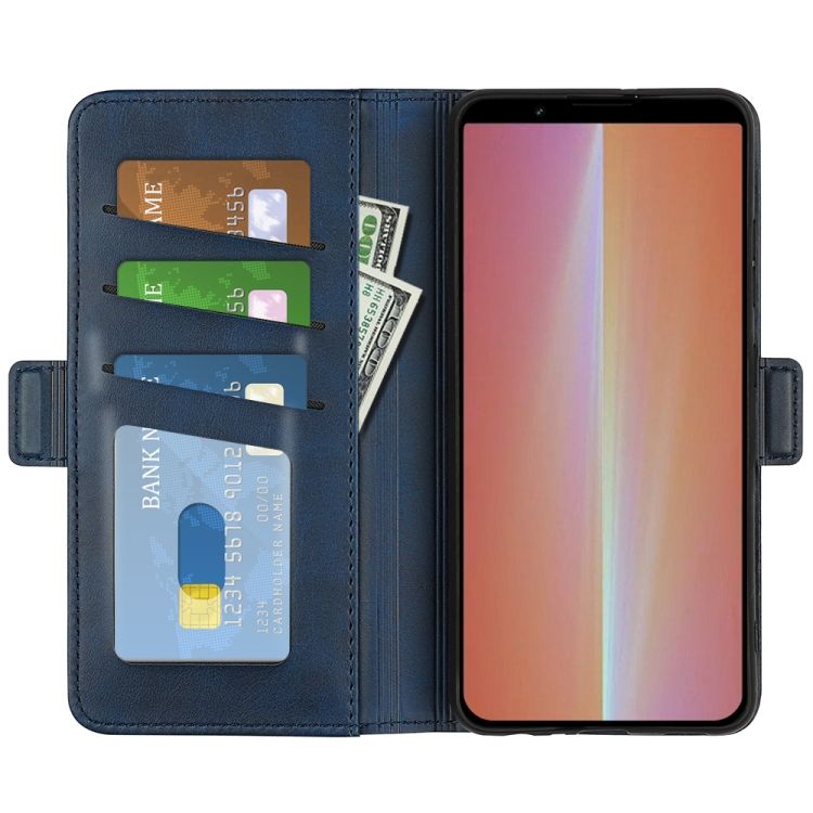 Peňaženkové puzdro Magnetic fresh case modré – Sony Xperia 5 V | Kryty na mobil Kryty na mobil | Peňaženkové puzdro Magnetic fresh case modré – Sony Xperia 5 V | Kryty na mobil