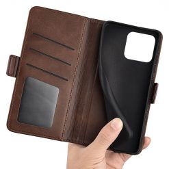 Kryty na mobil | Peňaženkové puzdro Magnetic fresh case tmavohnedé – Blackview A55 Pro | Kryty na mobil