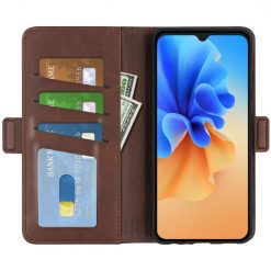 Kryty na mobil | Peňaženkové puzdro Magnetic fresh case tmavohnedé – Blackview A55 Pro | Kryty na mobil