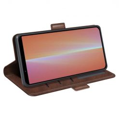 Kryty na mobil | Peňaženkové puzdro Magnetic fresh case tmavohnedé – Sony Xperia 5 V | Kryty na mobil