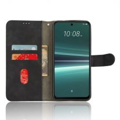 Kryty na mobil | Peňaženkové puzdro Solid čierne – HTC U23 Pro | Kryty na mobil