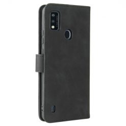 Peňaženkové puzdro Solid čierne – ZTE Blade A51 | Kryty na mobil Kryty na mobil | Peňaženkové puzdro Solid čierne – ZTE Blade A51 | Kryty na mobil