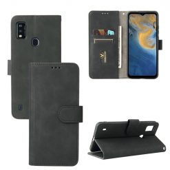 Peňaženkové puzdro Solid čierne – ZTE Blade A51 | Kryty na mobil Kryty na mobil | Peňaženkové puzdro Solid čierne – ZTE Blade A51 | Kryty na mobil