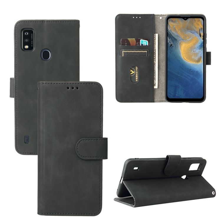 Peňaženkové puzdro Solid čierne – ZTE Blade A51 | Kryty na mobil Kryty na mobil | Peňaženkové puzdro Solid čierne – ZTE Blade A51 | Kryty na mobil