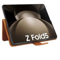 Peňaženkové puzdro Solid hnedé – Samsung Galaxy Z Fold 5 | Kryty na mobil Kryty na mobil | Peňaženkové puzdro Solid hnedé – Samsung Galaxy Z Fold 5 | Kryty na mobil