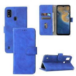 Kryty na mobil | Peňaženkové puzdro Solid modré – ZTE Blade A51 | Kryty na mobil