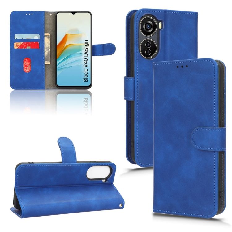 Peňaženkové puzdro Solid modré – ZTE Blade V40 Design | Kryty na mobil Kryty na mobil | Peňaženkové puzdro Solid modré – ZTE Blade V40 Design | Kryty na mobil