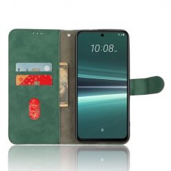 Kryty na mobil | Peňaženkové puzdro Solid zelené – HTC U23 Pro | Kryty na mobil