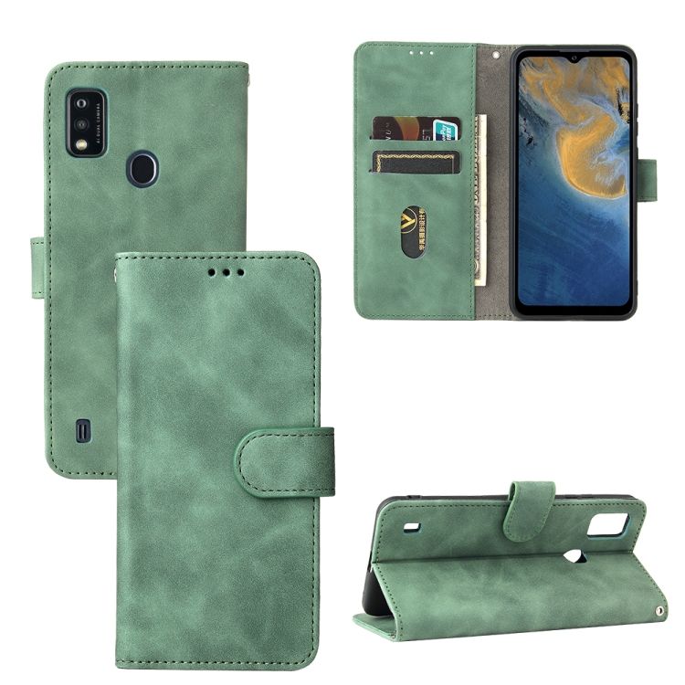 Peňaženkové puzdro Solid zelené – ZTE Blade A51 | Kryty na mobil Kryty na mobil | Peňaženkové puzdro Solid zelené – ZTE Blade A51 | Kryty na mobil