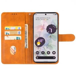 Kryty na mobil | Peňaženkové puzdro Splendid case hnedé – Google Pixel 8 | Kryty na mobil