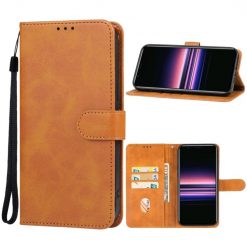 Kryty na mobil | Peňaženkové puzdro Splendid case hnedé – Sony Xperia 5 V | Kryty na mobil