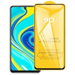 Tvrdené sklo celopovrchové čierne – Xiaomi Redmi Note 9S / 9 Pro