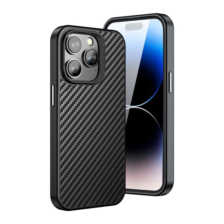 Zadný Kryt Wlons Magsafe Aramid Carbon Fiber čierny – Apple iPhone 15 Pro Max | Kryty na mobil Kryty na mobil | Zadný Kryt Wlons Magsafe Aramid Carbon Fiber čierny – Apple iPhone 15 Pro Max | Kryty na mobil
