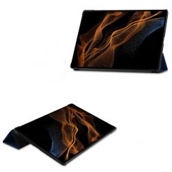 Kryty na mobil | Knižkové puzdro Pure case modré – Samsung Galaxy Tab S9 Ultra / S10 Ultra / S11 Ultra / S12 Ultra | Kryty na mobil