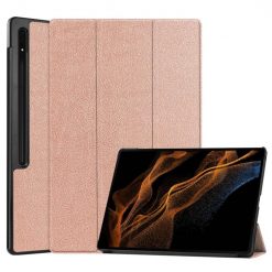 Knižkové puzdro Pure case ružové – Samsung Galaxy Tab S9 Ultra / S10 Ultra / S11 Ultra