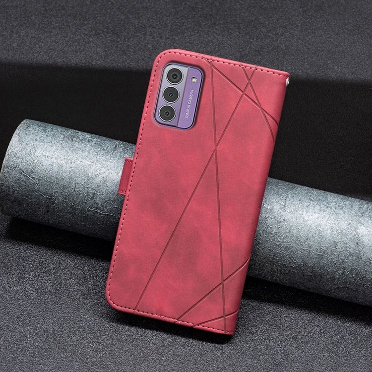 Knižkové puzdro Rhombus červené – Nokia G42 | Kryty na mobil Kryty na mobil | Knižkové puzdro Rhombus červené – Nokia G42 | Kryty na mobil