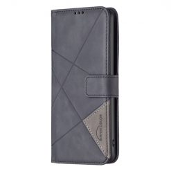 Knižkové puzdro Rhombus čierne – Oppo A79 5G