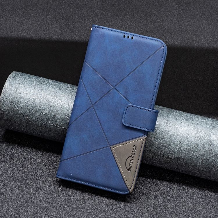 Knižkové puzdro Rhombus modré – Oppo A79 5G | Kryty na mobil Kryty na mobil | Knižkové puzdro Rhombus modré – Oppo A79 5G | Kryty na mobil