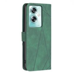 Kryty na mobil | Knižkové puzdro Rhombus zelené – Oppo A79 5G | Kryty na mobil