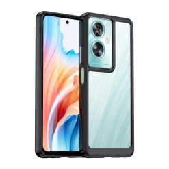 Ochranný kryt Colorful Acrylic case čierny – Oppo A79 5G