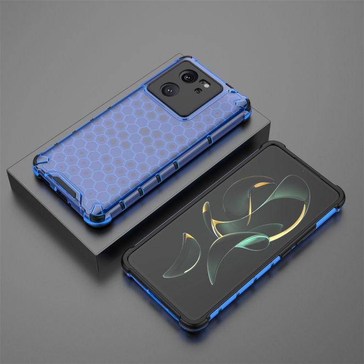 Odolný kryt Honeycomb Armor modrý – Xiaomi 13T / 13T Pro | Kryty na mobil Kryty na mobil | Odolný kryt Honeycomb Armor modrý – Xiaomi 13T / 13T Pro | Kryty na mobil
