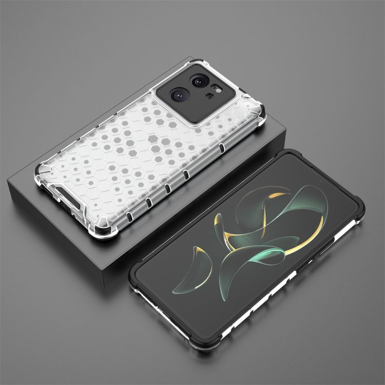 Odolný kryt Honeycomb Armor transparentný – Xiaomi 13T / 13T Pro | Kryty na mobil Kryty na mobil | Odolný kryt Honeycomb Armor transparentný – Xiaomi 13T / 13T Pro | Kryty na mobil