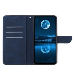Kryty na mobil | Peňaženkové puzdro Embossing Pattern Stitchy case modré – Oppo A78 4G | Kryty na mobil
