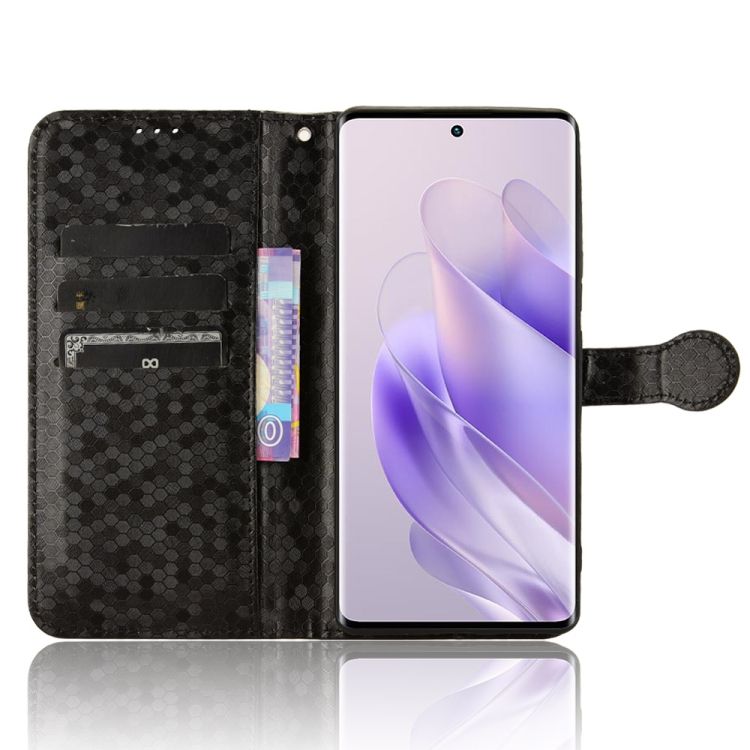 Peňaženkové puzdro Honeycomb Dot Texture Case čierne – Infinix Zero 30 5G | Kryty na mobil Kryty na mobil | Peňaženkové puzdro Honeycomb Dot Texture Case čierne – Infinix Zero 30 5G | Kryty na mobil