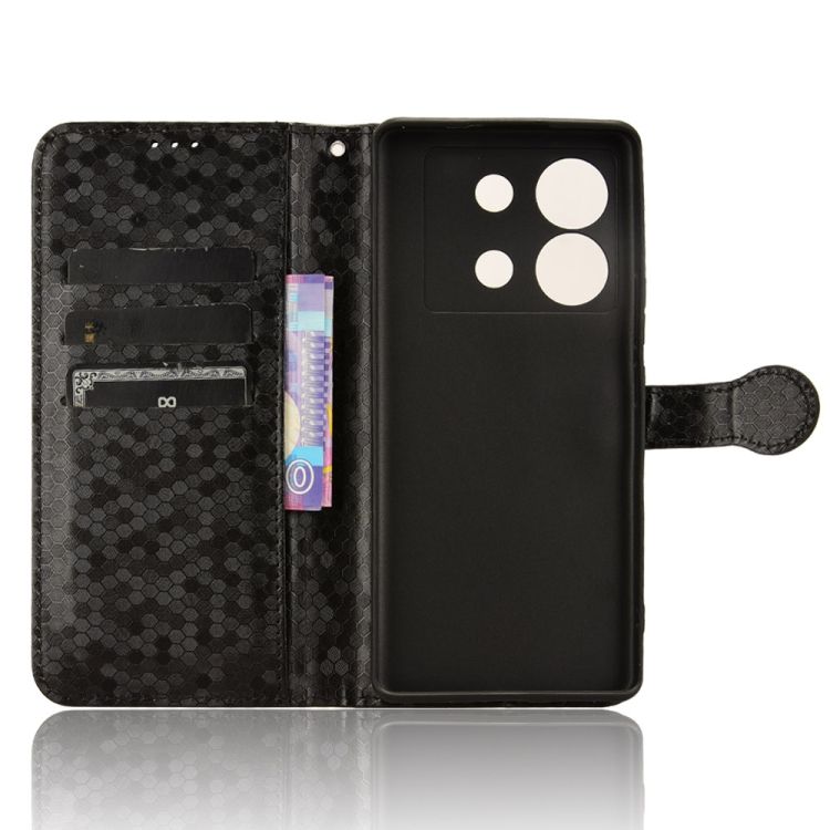 Peňaženkové puzdro Honeycomb Dot Texture Case čierne – Infinix Zero 30 5G | Kryty na mobil Kryty na mobil | Peňaženkové puzdro Honeycomb Dot Texture Case čierne – Infinix Zero 30 5G | Kryty na mobil