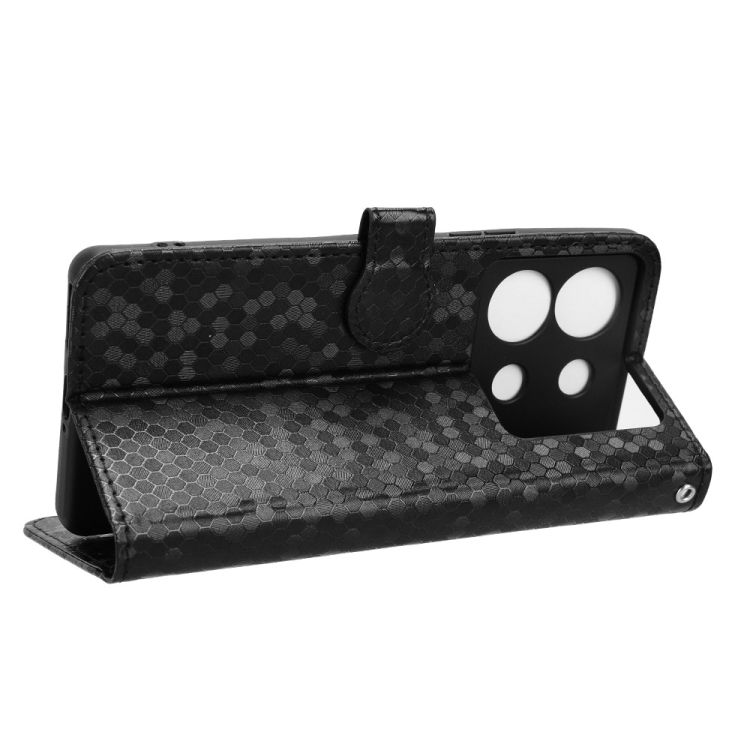 Peňaženkové puzdro Honeycomb Dot Texture Case čierne – Infinix Zero 30 5G | Kryty na mobil Kryty na mobil | Peňaženkové puzdro Honeycomb Dot Texture Case čierne – Infinix Zero 30 5G | Kryty na mobil