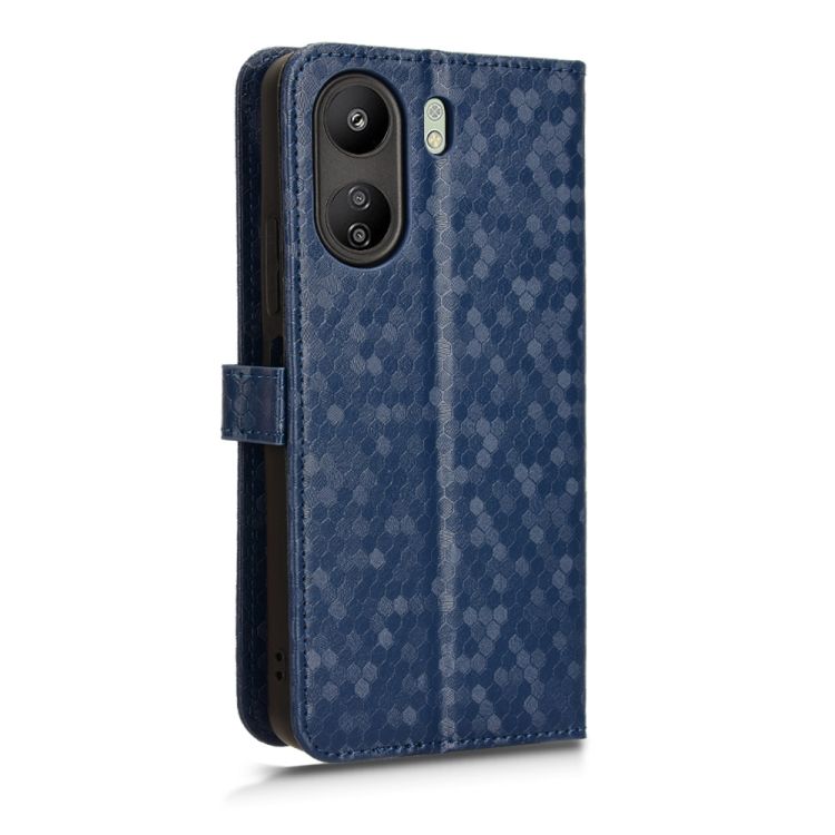 Peňaženkové puzdro Honeycomb Dot Texture Case modré – Xiaomi Redmi 13C / Xiaomi Poco C65 | Kryty na mobil Kryty na mobil | Peňaženkové puzdro Honeycomb Dot Texture Case modré – Xiaomi Redmi 13C / Xiaomi Poco C65 | Kryty na mobil