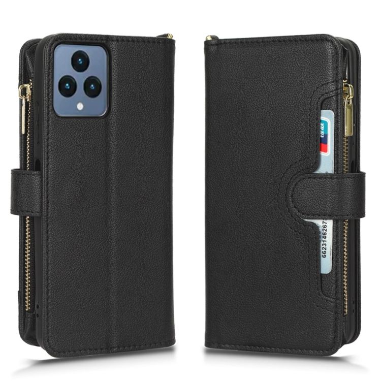Peňaženkové puzdro Litchi Wallet case čierne – T Phone / T Phone (2023) | Kryty na mobil Kryty na mobil | Peňaženkové puzdro Litchi Wallet case čierne – T Phone / T Phone (2023) | Kryty na mobil
