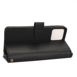 Peňaženkové puzdro Litchi Wallet case čierne – T Phone / T Phone (2023) | Kryty na mobil Kryty na mobil | Peňaženkové puzdro Litchi Wallet case čierne – T Phone / T Phone (2023) | Kryty na mobil