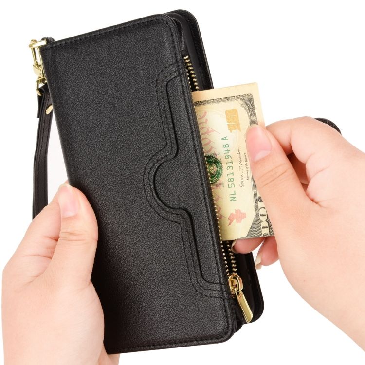 Peňaženkové puzdro Litchi Wallet case čierne – T Phone / T Phone (2023) | Kryty na mobil Kryty na mobil | Peňaženkové puzdro Litchi Wallet case čierne – T Phone / T Phone (2023) | Kryty na mobil