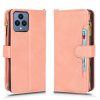 Kryty na mobil | Peňaženkové puzdro Embossing Pattern Stitchy case červené – T Phone / T Phone (2023) | Kryty na mobil